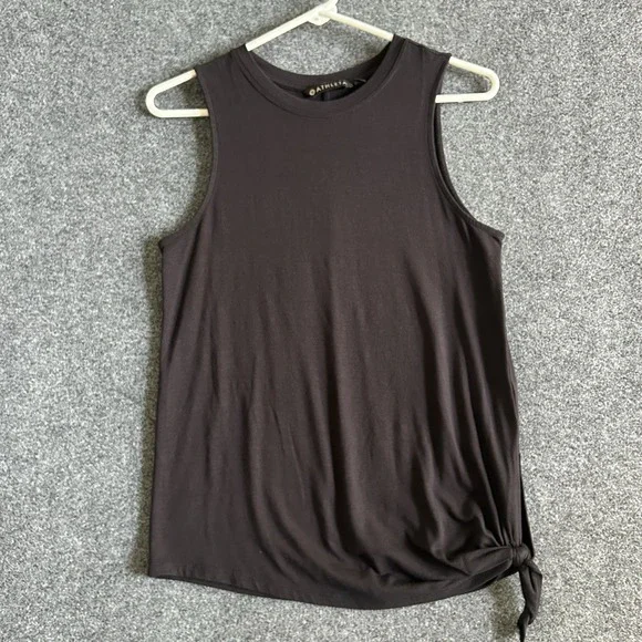 LOT Of 2 ATHLETA Women's Workout Sleeveless Tanks (Black & Grey) MEDIUM - Picture 2 of 12